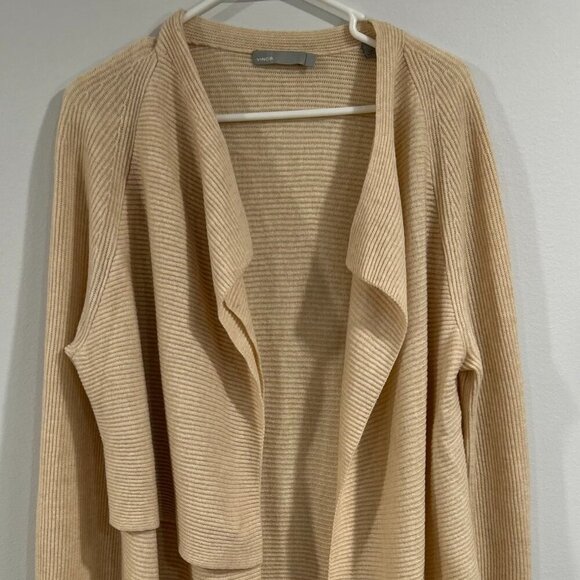 Vince Wool Open Front Sweater Women's Size L - Picture 2 of 7